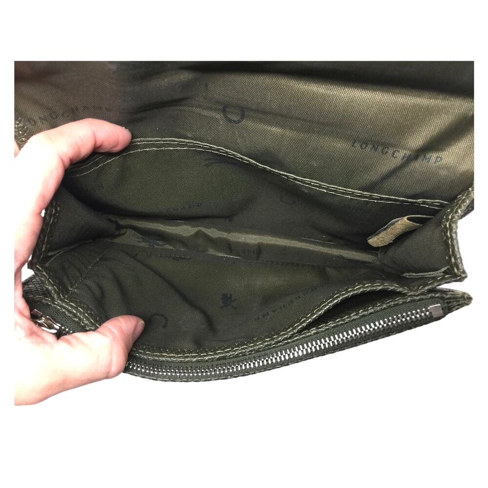 Longchamp Compact Pebbled Leather Crossbody Bag - Picture 5 of 16